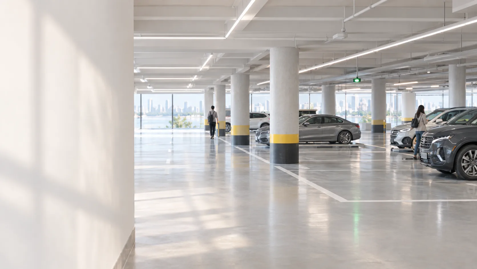 Residential complex parking